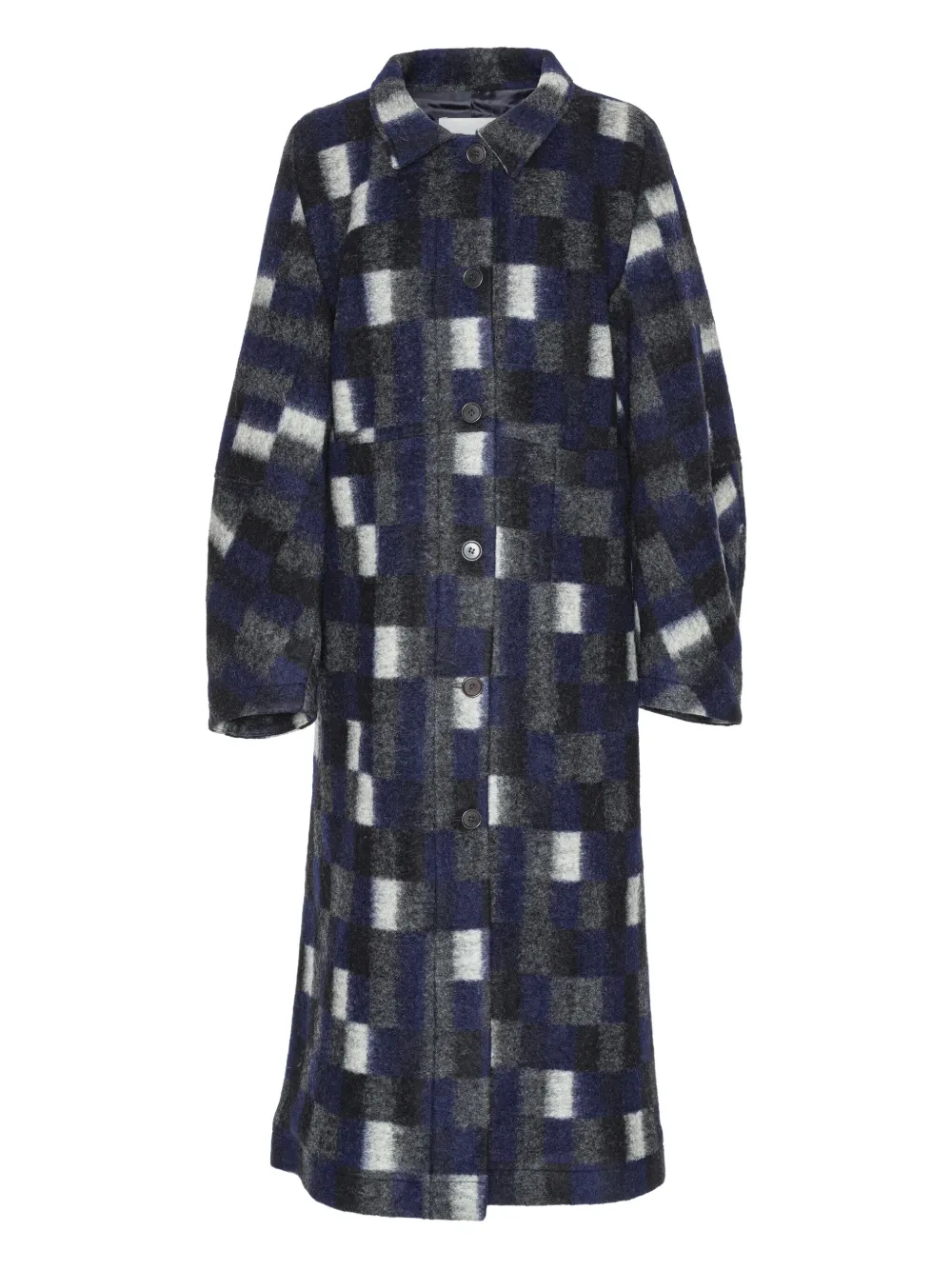 

Однобортное пальто Henrik Vibskov, синий