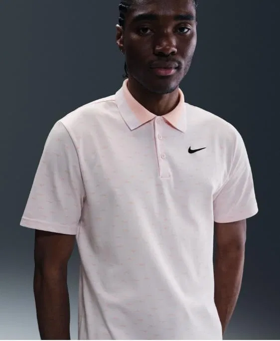 Мужская поло-рубашка для гольфа Nike Dri-FIT Tour Micro Print — фото 3