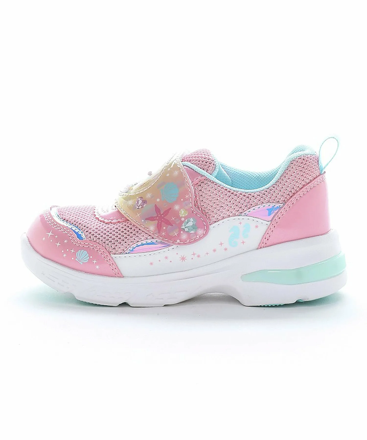 Детские розовые кроссовки DN C1365LE для девочек Moonstar, pink — фото 4