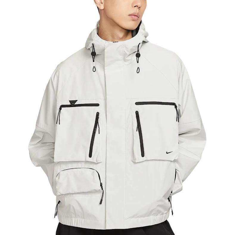 

Nike Куртка с капюшоном и карманами, Mountain Peak White