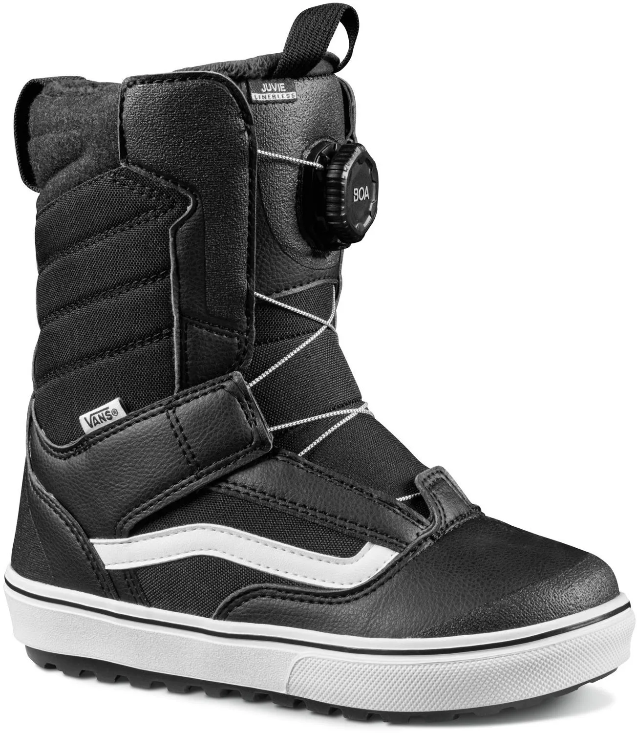

Детские сноубордические ботинки без шнуровки Vans, Black/White