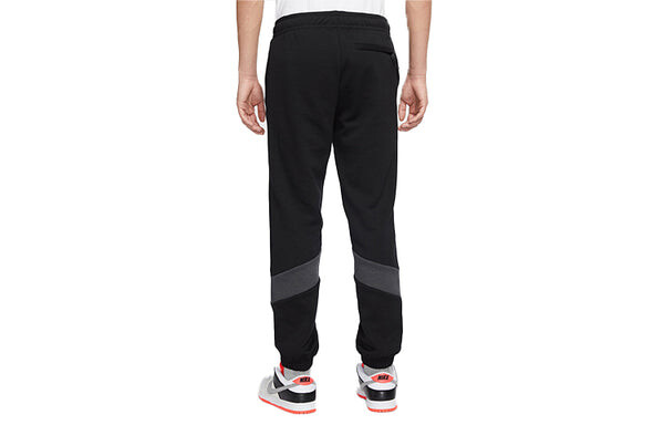 Брюки sb skateboard colorblock quick dry casual bundle feet sports long pants black Nike, черный — фото 2