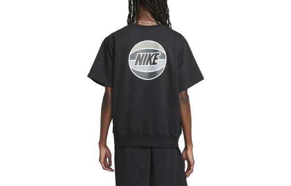 Футболка Nike Dry Fit Standard Issue Short Sleeve Basketball Crew 'Black', черный — фото 3
