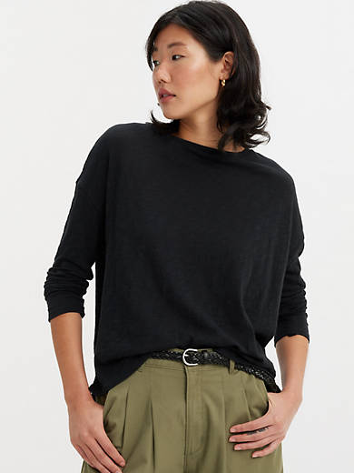 

Футболка с длинным рукавом «Марго» Levi's, цвет Anthracite Night - Black