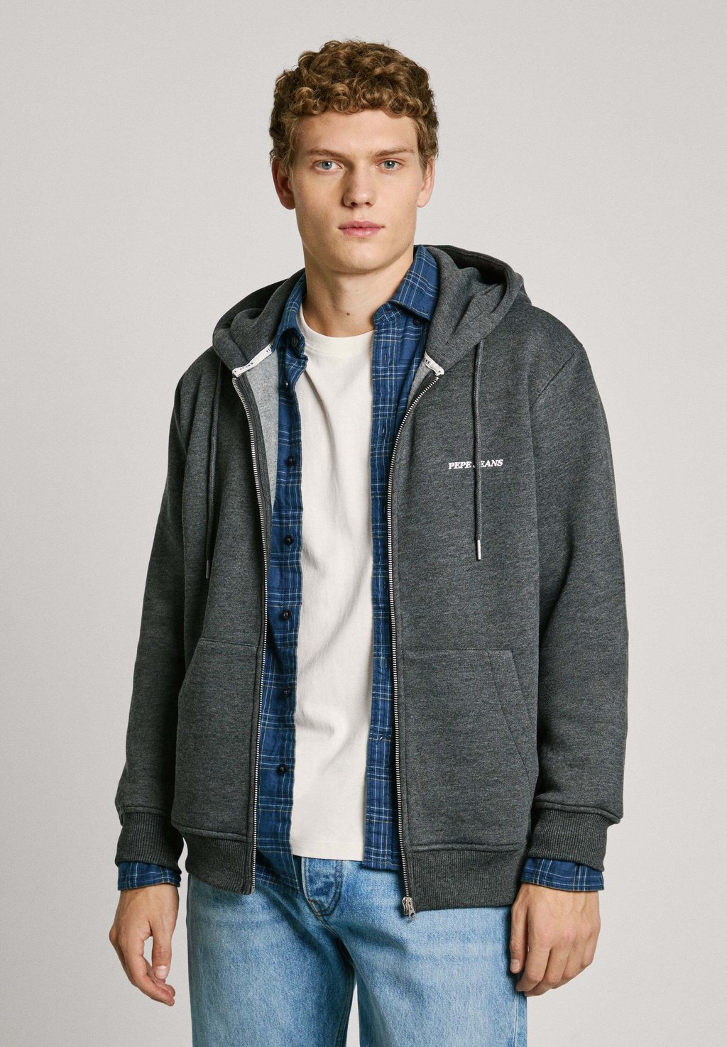 

Толстовка на молнии Hoodie Pepe Jeans, черный