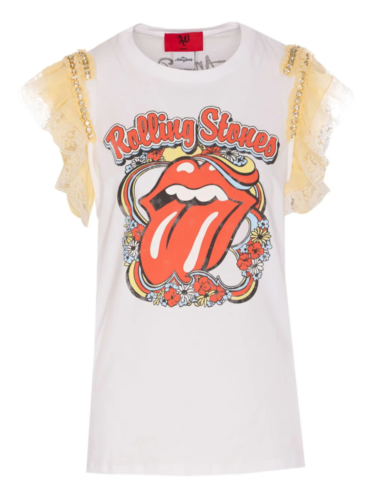 

Футболка X The Rolling Stones Lace Stones Aniye By, белый