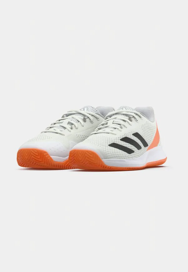 Теннисные кроссовки courtflash speed 2 all-court Adidas Performance, Footwear White/Core Black/Lucid Orange — фото 3