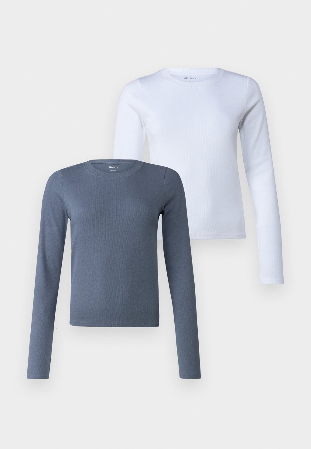 

Топ с длинными рукавами CREW NECK 2 PACK Hollister Co., темно-синий