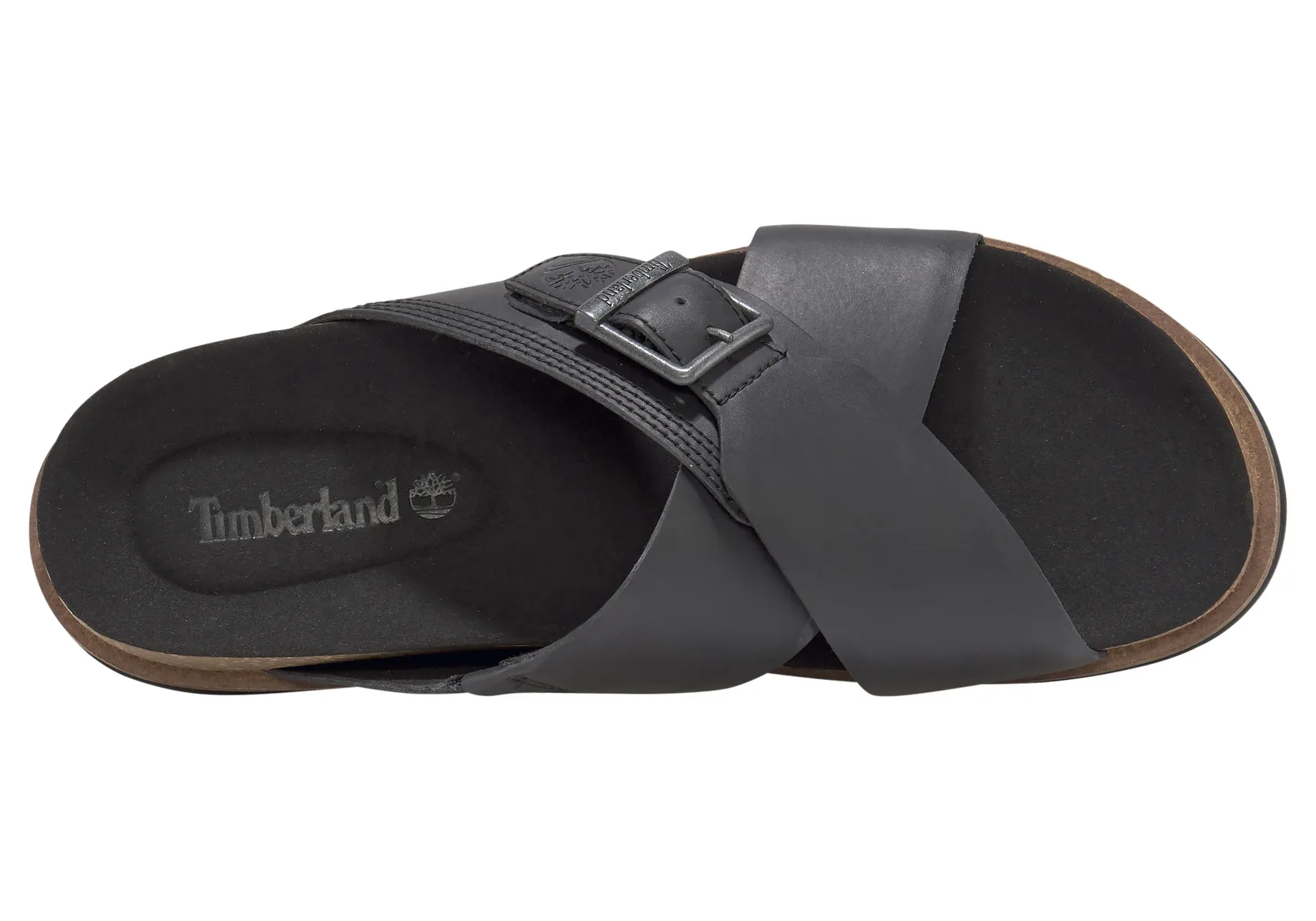 Уличные сандалии Timberland "Amalfi Vibes Cross Slide", цвет Black-Leather — фото 4