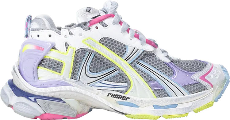 Кроссовки Balenciaga Wmns Runner Sneaker 'Grey Multi-Color', серый