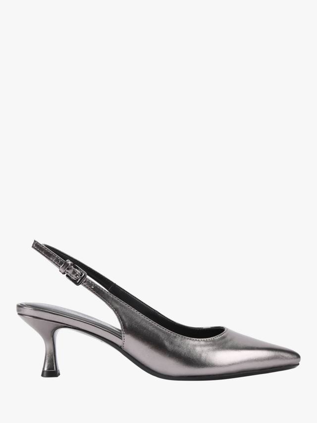 Туфли-лодочки Tilly на каблуке kitten KG Kurt Geiger, Silver