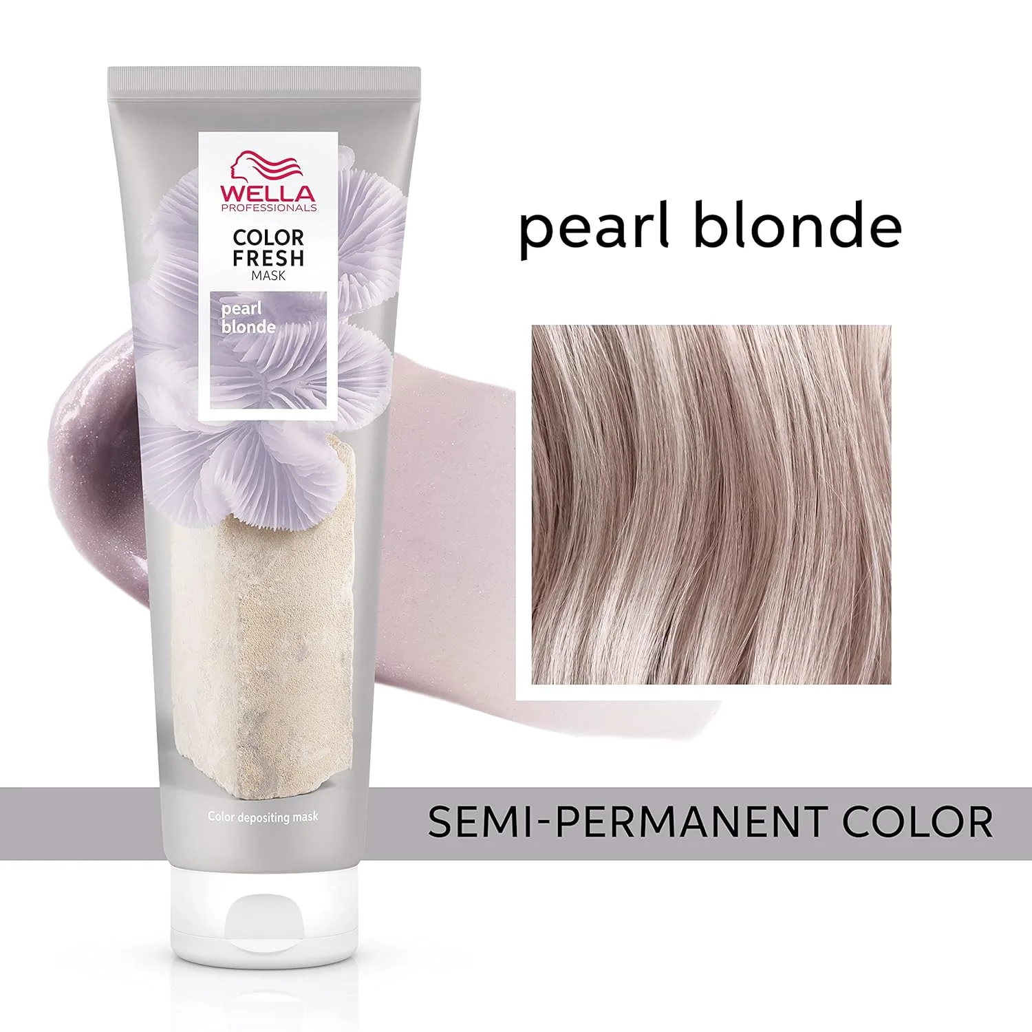 Wella Color Fresh Mask, восстанавливающая маска для волос с авокадо, веганская формула, 150 мл 283.50 г (2 шт.), Pearl Blonde — фото 2
