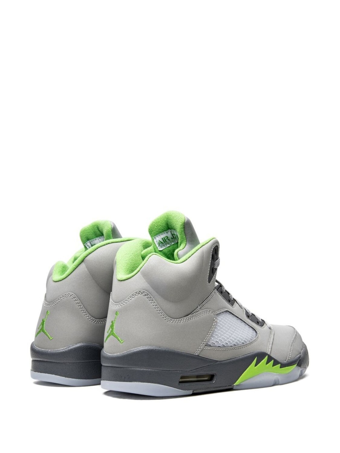 Jordan кроссовки Air Jordan 5 Retro Green Bean 2022, серый — фото 3