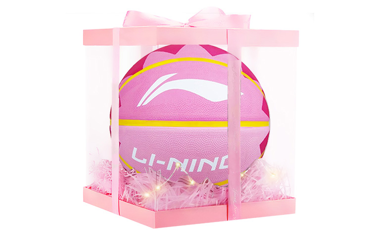 

LINING Резиновый баскетбольный мяч pink размер 7 тренировочный unisex china