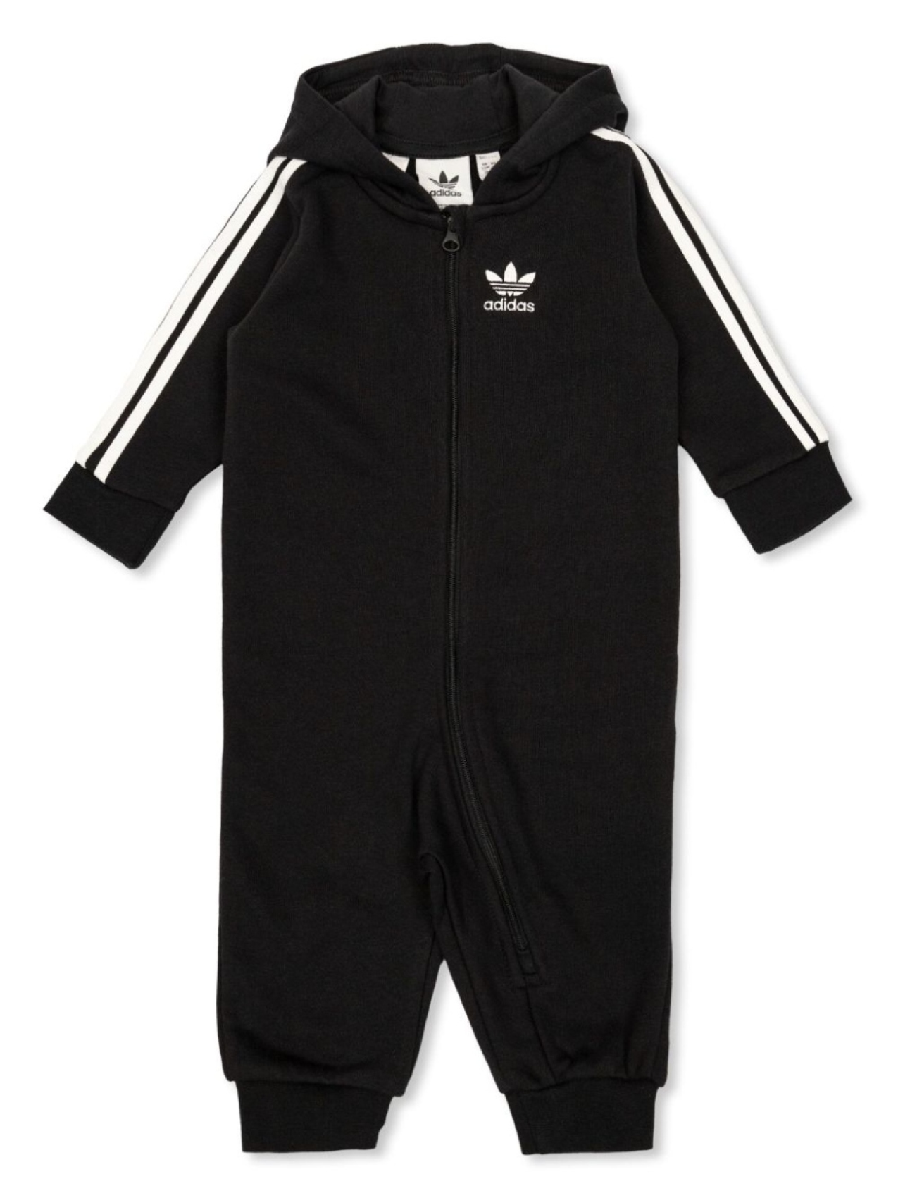 

Adidas Kids ромпер с вышивкой Trefoil, черный