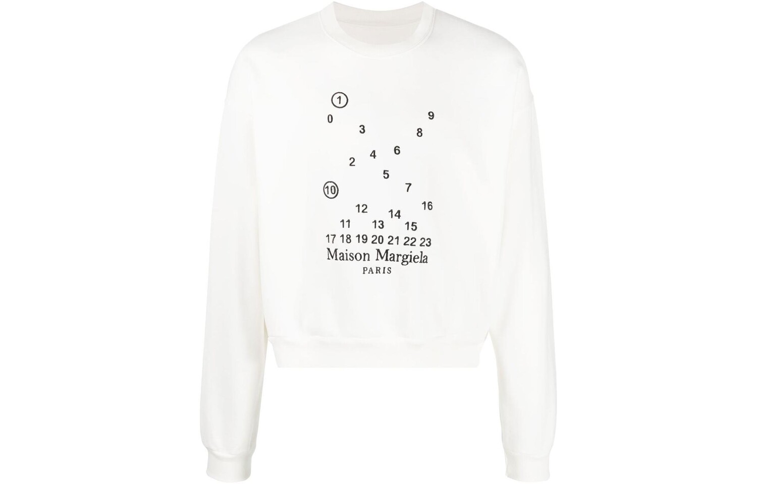 

Толстовка унисекс белая Maison Margiela, белый