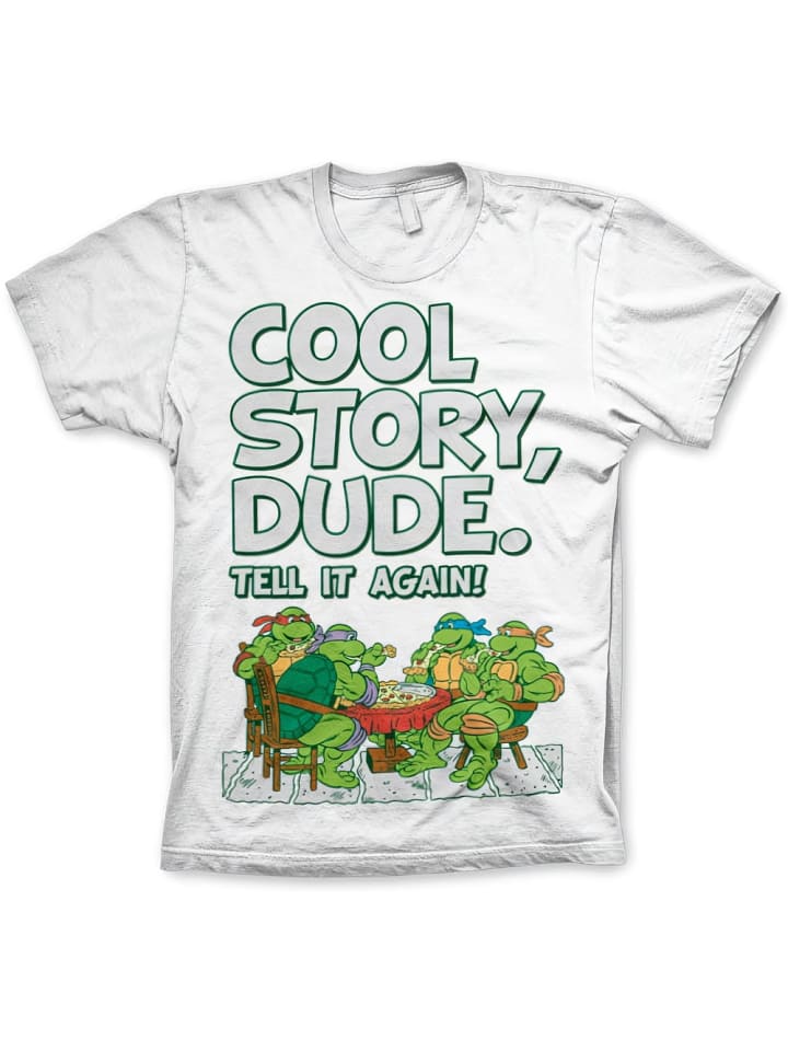 

Футболка TMNT Cool Story Dude Big Tall T-Shirt белого цвета Teenage Mutant Ninja Turtles, Белый, Футболка TMNT Cool Story Dude Big Tall T-Shirt белого цвета Teenage Mutant Ninja Turtles