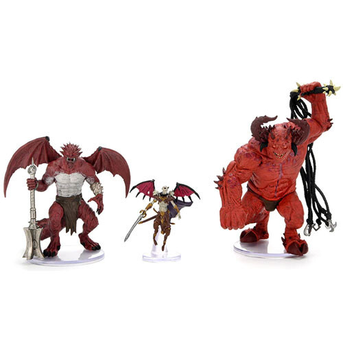 

Миниатюра WizKids/NECA D&D Icons of the Realms: Archdevils - Hutijin, Moloch, Titivilus