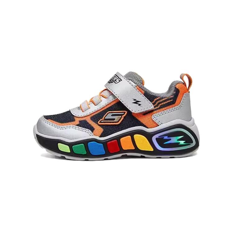 

МАЛЬЧИКИ Детская обувь для малышей Skechers Kids, цвет Silver/Black
