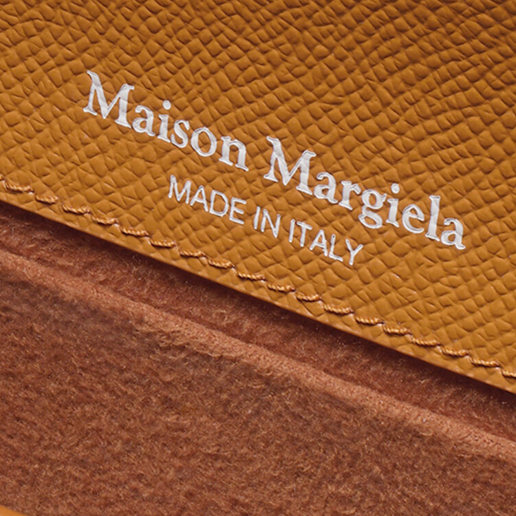Maison Margiela Сумка через плечо из телячьей кожи, кроссбоди, женская повседневная сумка оранжевого цвета — фото 4