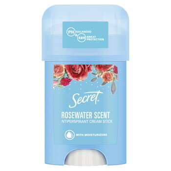 

Крем-дезодорант-антиперспирант Secret Rosewater Scent, 40 мл