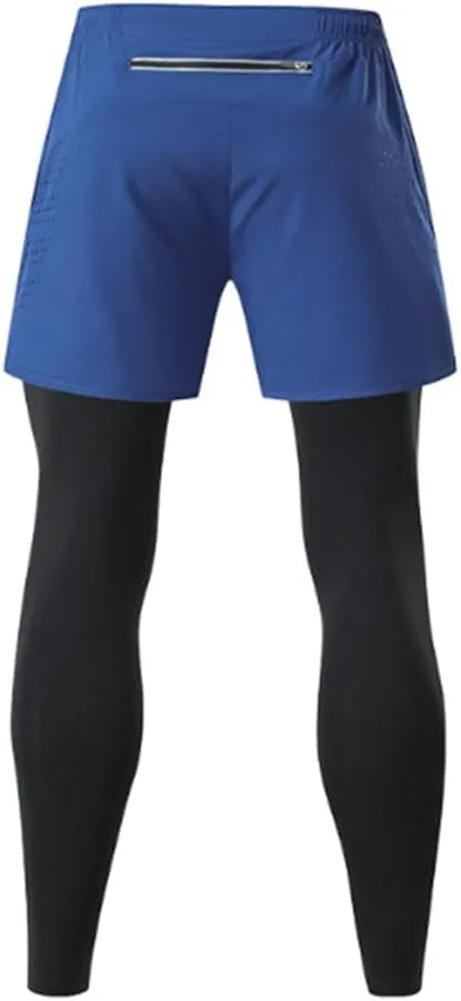 

Мужские шорты для бега HSQSMWJ с карманом на поясе и светоотражающими элементами