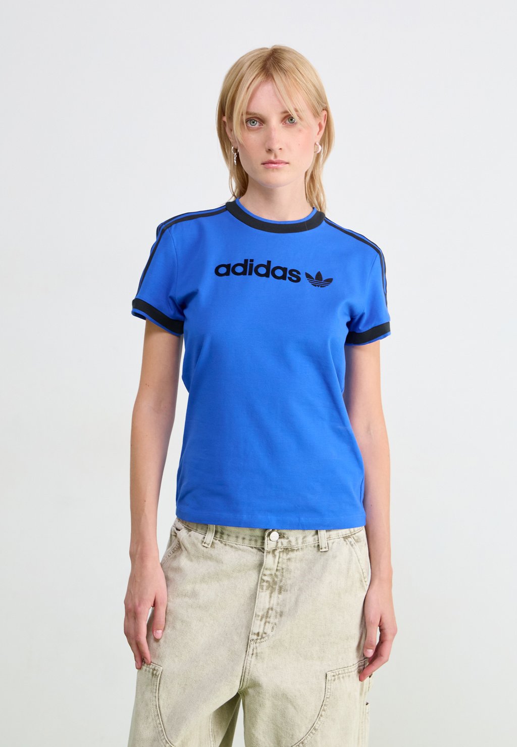 

Футболка с принтом LINEAR CALI TEE Adidas Originals, синий
