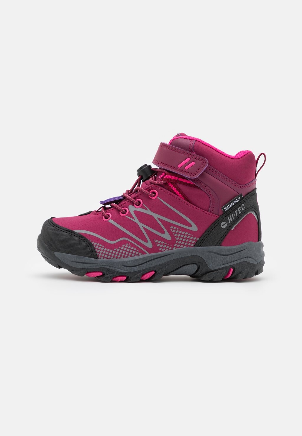

Кроссовки BLACKOUT MID WP JR UNISEX HI-TEC, цвет dark rose/fuchsia