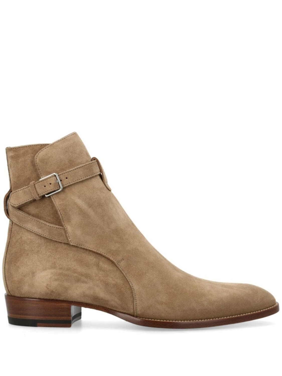 

Saint Laurent 30-миллиметровые ботинки Wyatt Jodhpur, коричневый