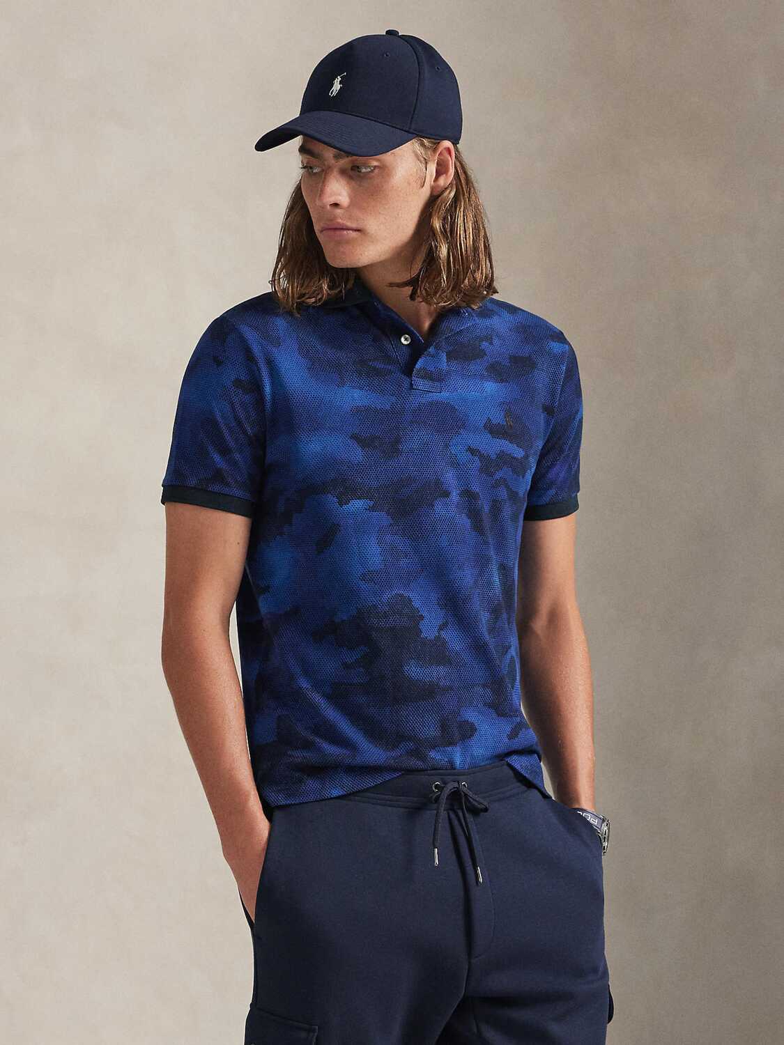 Polo Ralph Lauren Футболка в синем, морской синий — фото 3