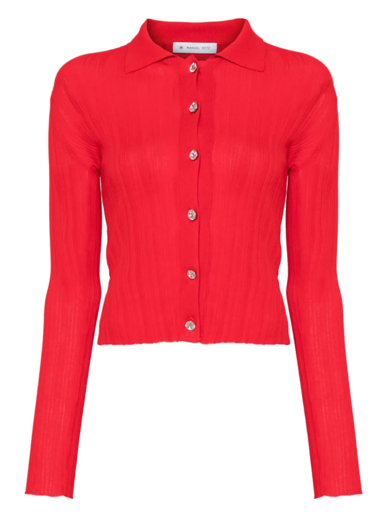 

Рубашка Manuel Ritz ribbed top, красный