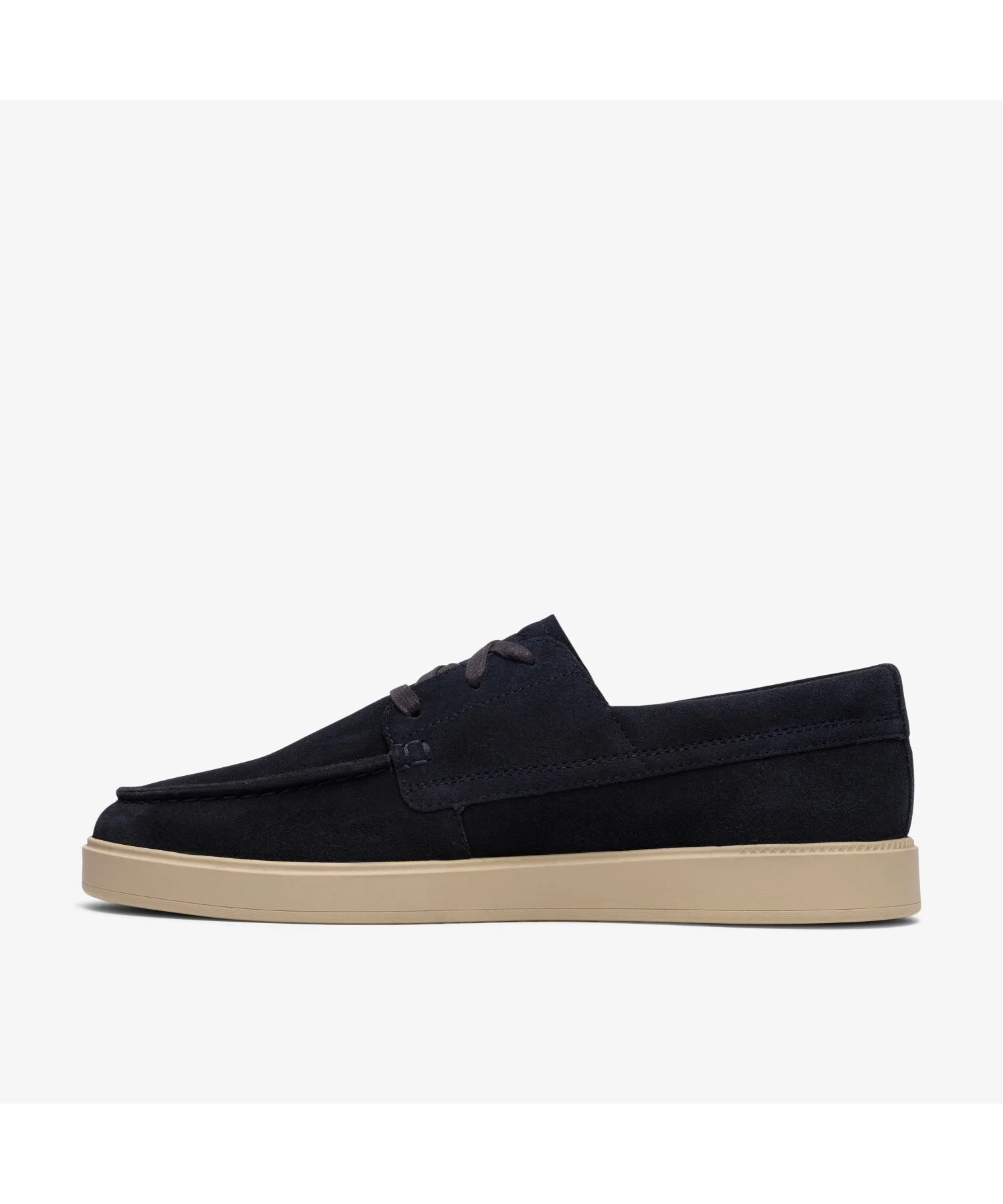 Мужские лоферы из замши Clarks Lockford Boat темно-синие — фото 2
