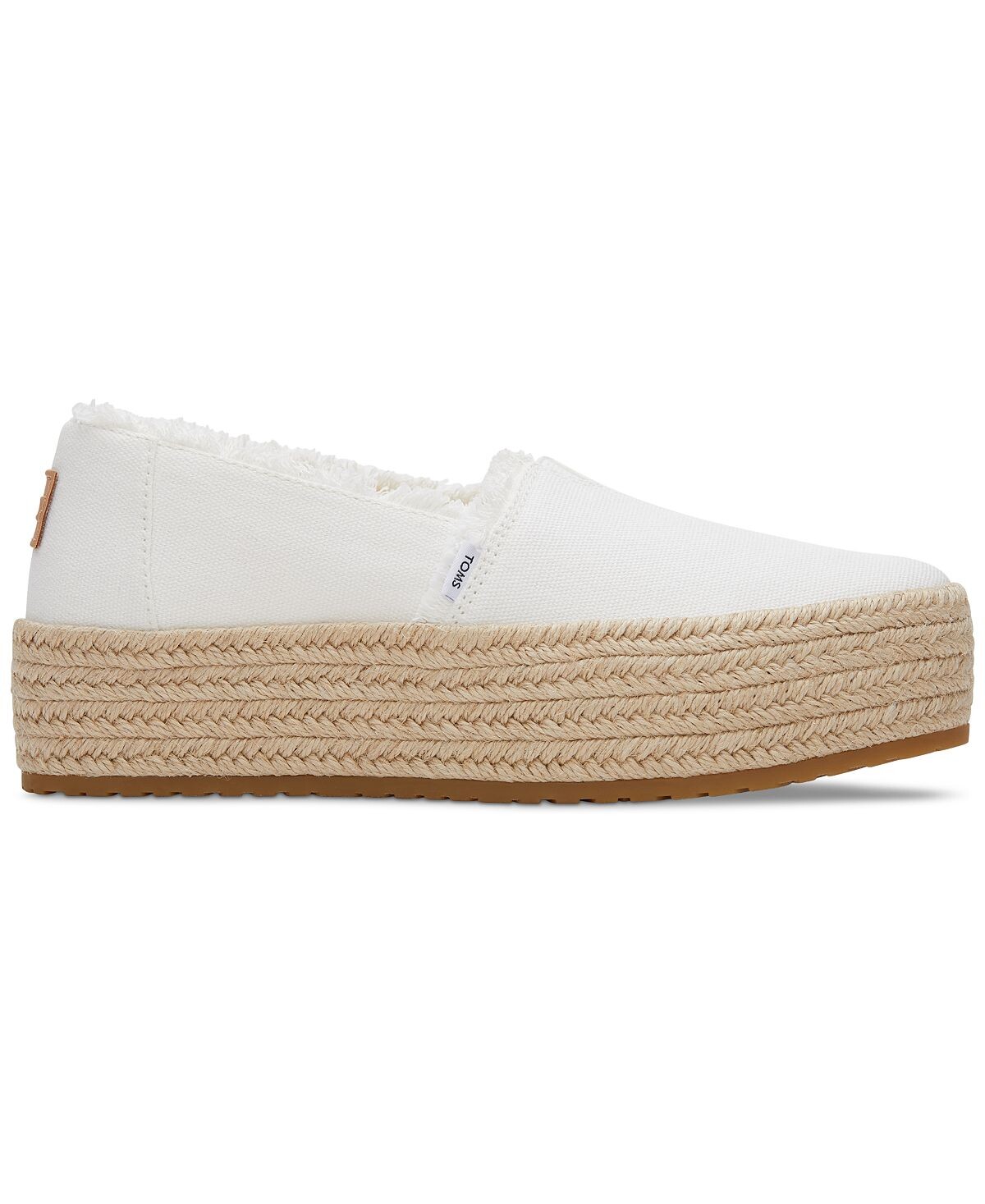Женские парусиновые эспадрильи на платформе Valencia TOMS — фото 2