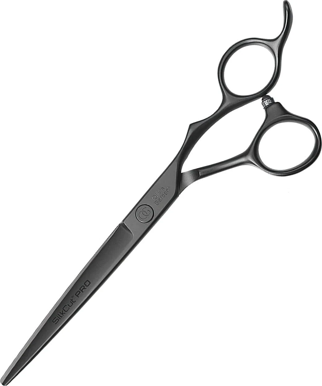 Профессиональные парикмахерские ножницы Olivia Garden SilkCut PRO Matt Black, 6.5 дюймов Olivia Garden