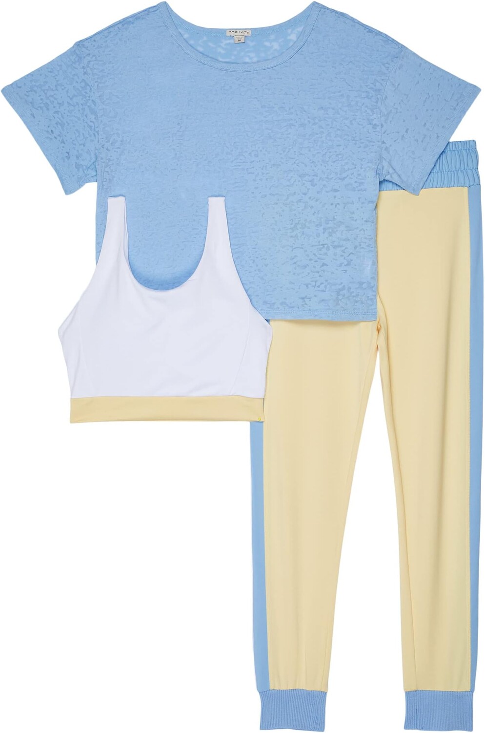 

Детский набор HABITUAL girl Three-Piece Active Set, желтый