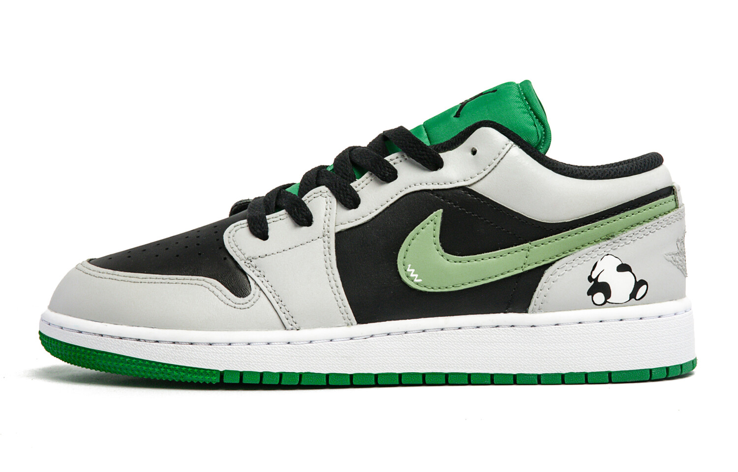 

Кроссовки Air JORDAN 1 Vintage Basketball Shoes Women's Low-Top Green White