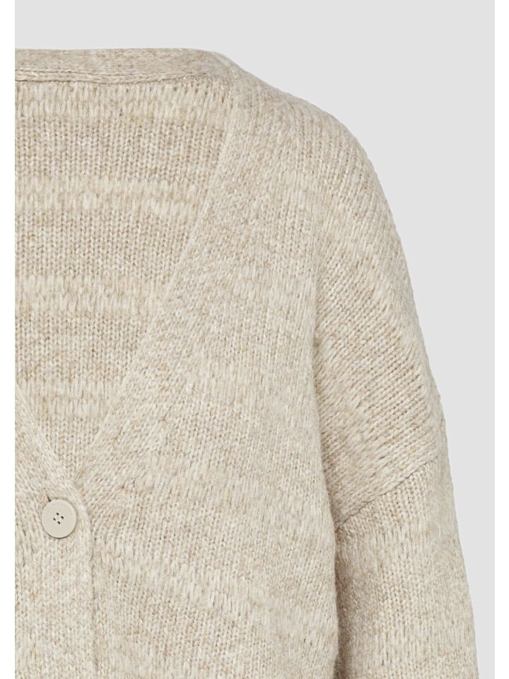 

Куртка QS Strickjacke langarm, бежевый