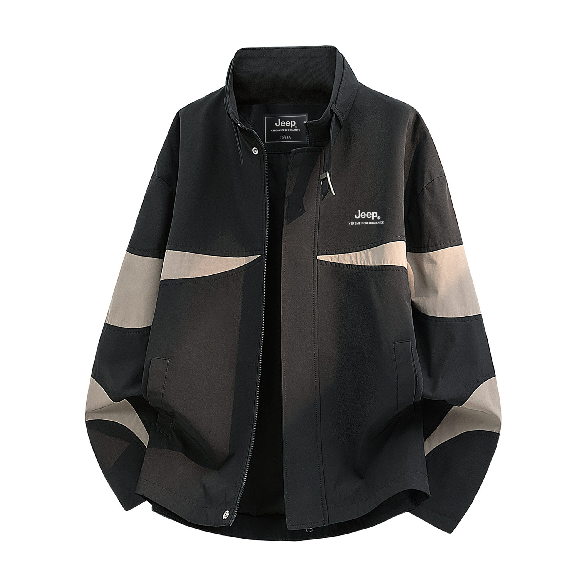 

Куртка Unisex Stand Collar Moderate Jeep, черный[jeep high-end outdoor collection]