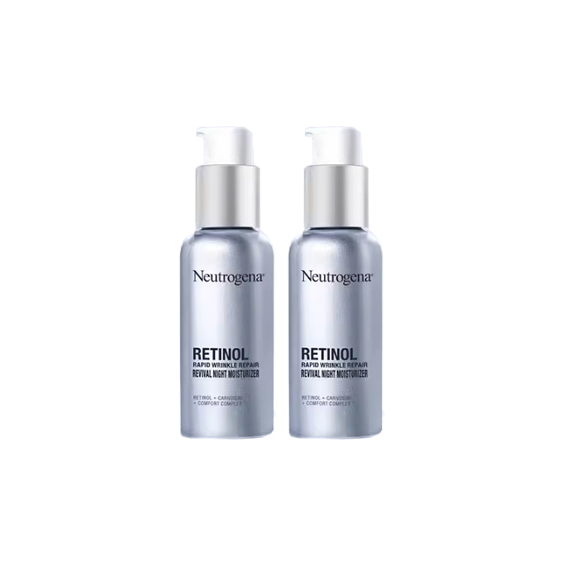 Увлажняющий ночной крем Neutrogena Retinol Rapid Wrinkle Repair с ретинолом, 30 мл*2 — фото 4