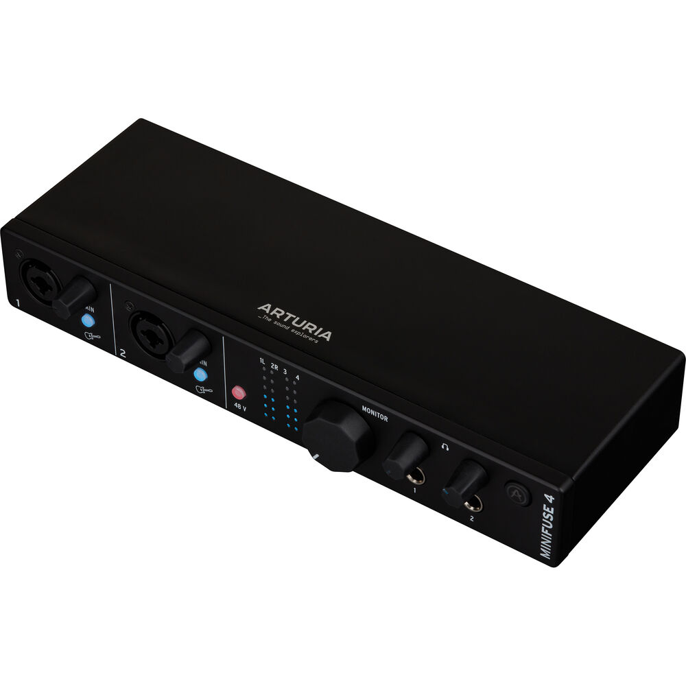 

Портативный аудио/MIDI-интерфейс Arturia MiniFuse 4 4x4 USB Type-C (черный)