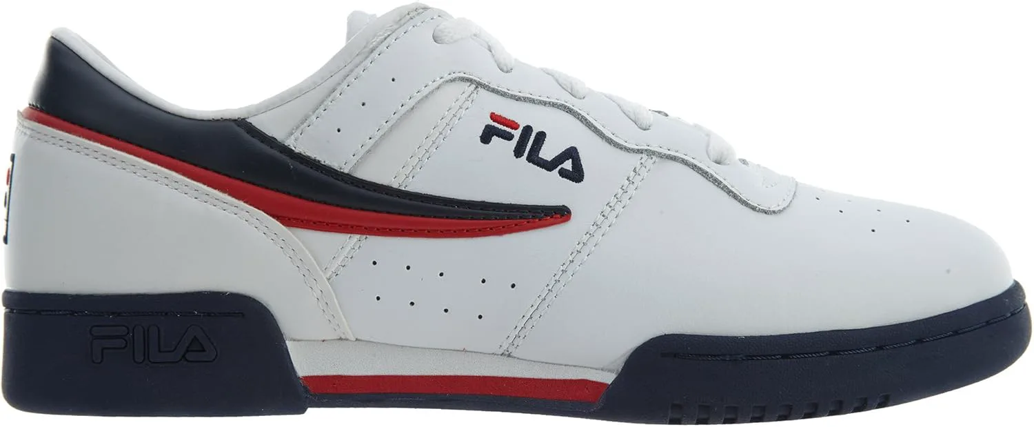 Кроссовки Fila Boys Fila Original Fitness для детей постарше, белый/темно-синий/красный — фото 2