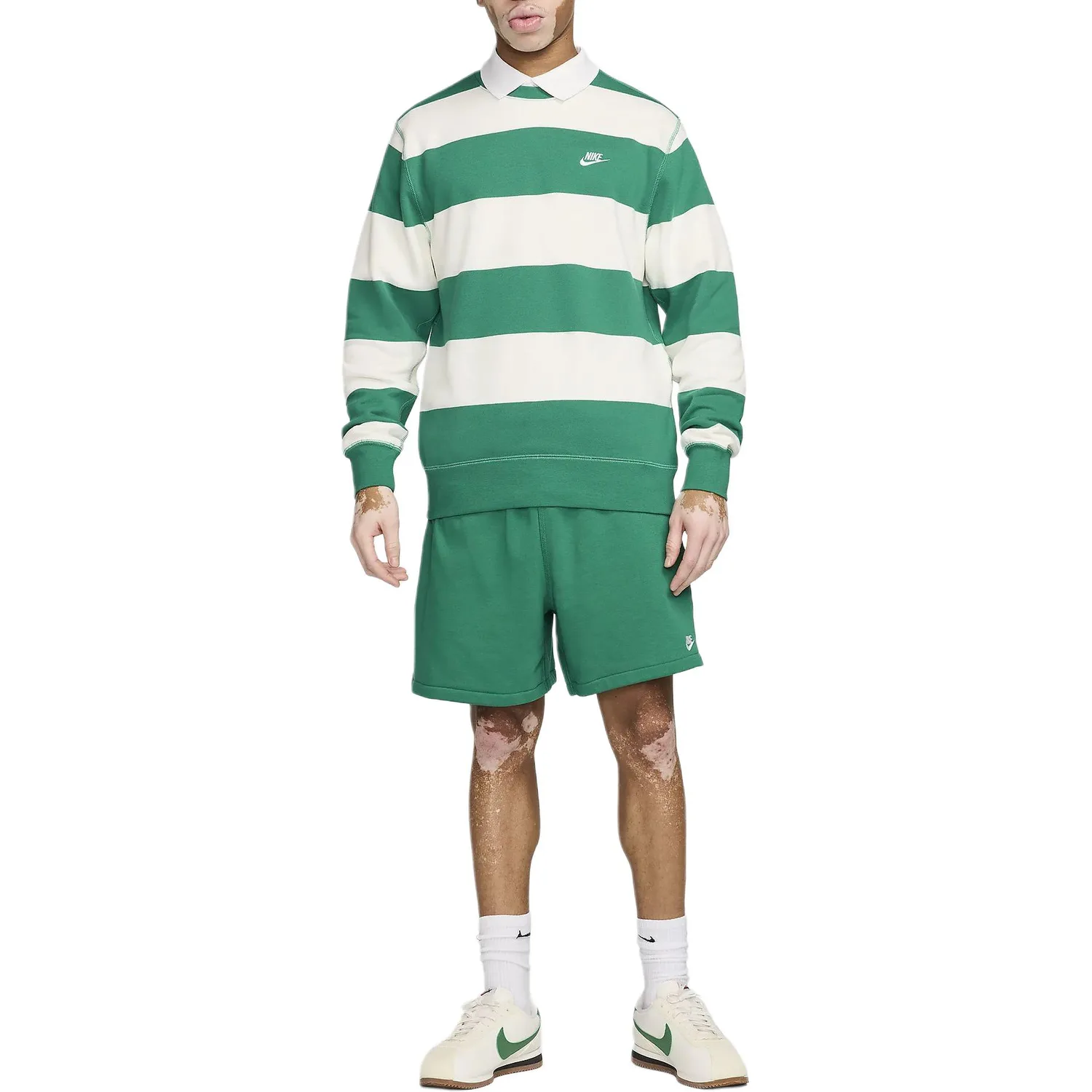 Nike Толстовка Club Fleece мужская Peacock Stone Green — фото 4