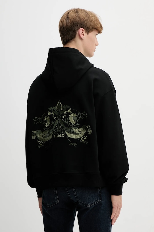 

Хлопковая толстовка Hugo, черный