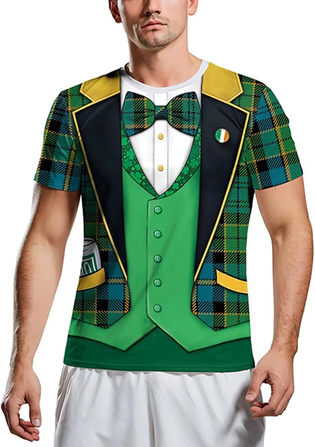 

Футболка мужская St. Patrick's Day с 3D принтом