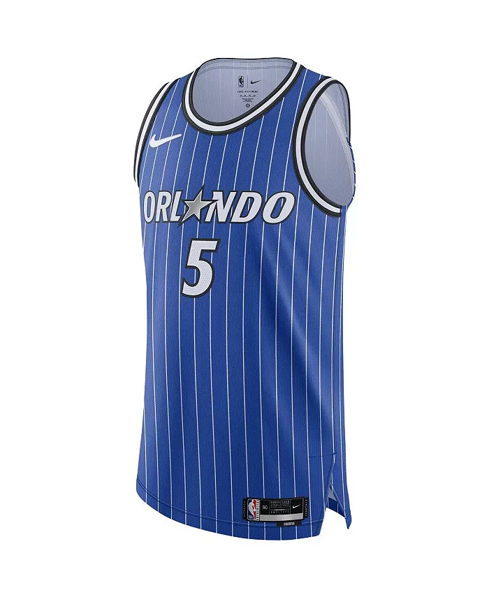 Мужская синяя майка Orlando Magic игрока Паоло Банкеро Authentic Player Icon Edition Nike — фото 3