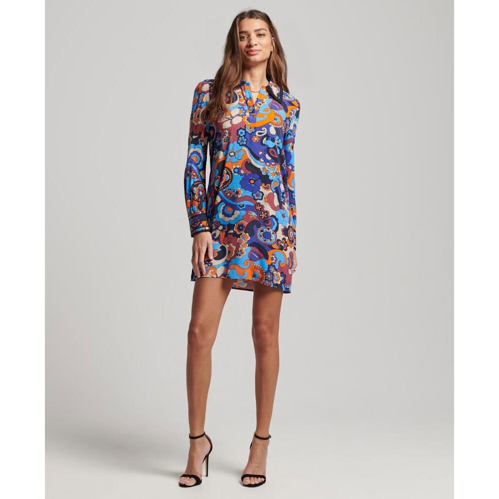 

Платье Superdry Printed 60´S Mini Short, разноцветный