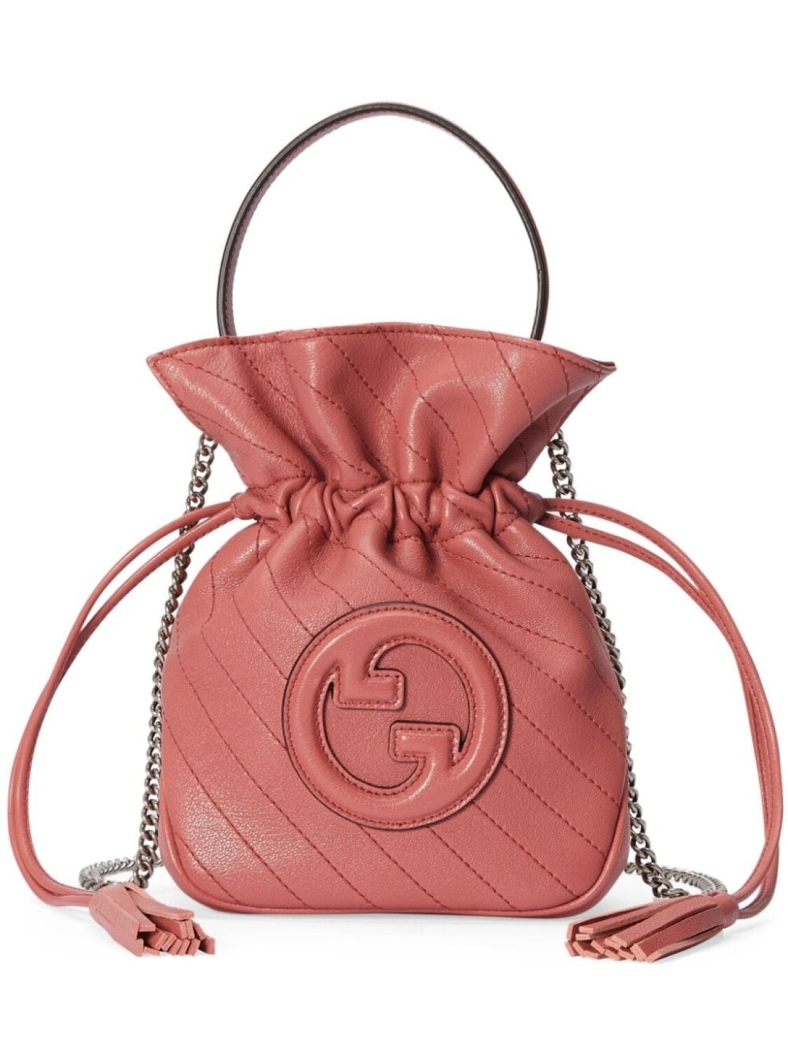 

Сумка-ведро Gucci Blondie мини, розовый