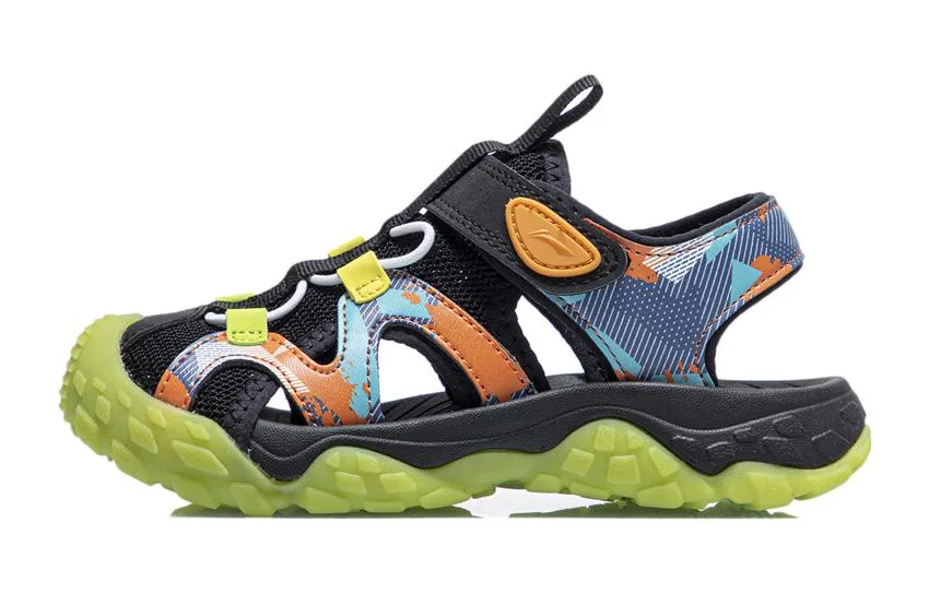 Детские сандалии Li-Ning YOUNG Sports Life Collection YOUNG, Black Ceramic Blue Camouflage