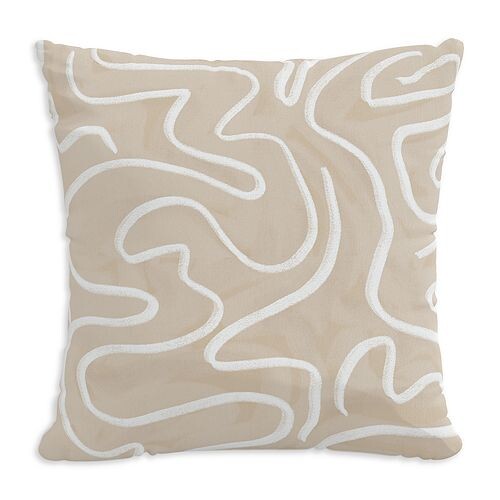 

Уличная подушка в спирали, 18 x 18 дюймов Sparrow & Wren, цвет Tan/Beige