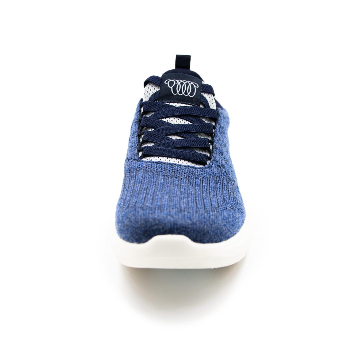 Женские кроссовки Eden из серой джинсовой шерсти мериноса WOOLLOOMOOLOO, цвет denim grey merino wool — фото 4